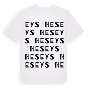 Eysines ordlek t-shirt – ekologisk bomull t-shirt från Pinshirt