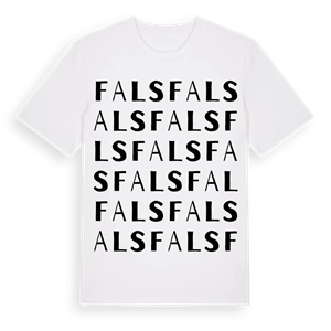 Fals ordlek t-shirt – ekologisk bomull t-shirt från Pinshirt