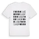 Fonroque ordlek t-shirt