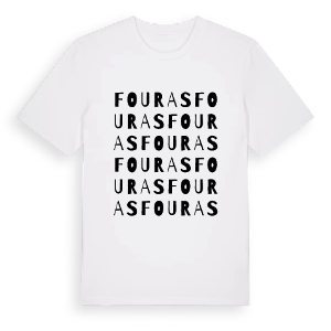 Fouras ordlek t-shirt – ekologisk bomull t-shirt från Pinshirt