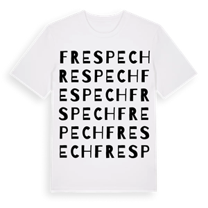 Frespech ordlek t-shirt – ekologisk bomull t-shirt från Pinshirt