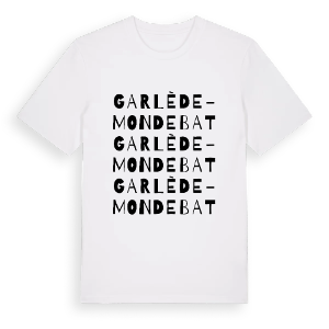 Garlède-Mondebat ordlek t-shirt – ekologisk bomull t-shirt från Pinshirt
