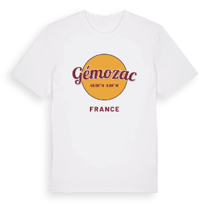 Gémozac cirkel t-shirt – ekologisk bomull t-shirt från Pinshirt