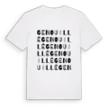 Genouillé ordlek t-shirt
