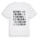 Genouillé ordlek t-shirt