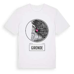 Gironde t-shirt – ekologisk bomull t-shirt från Pinshirt