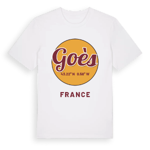 Goès cirkel t-shirt – ekologisk bomull t-shirt från Pinshirt