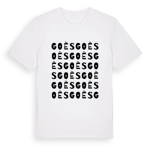 Goès ordlek t-shirt – ekologisk bomull t-shirt från Pinshirt