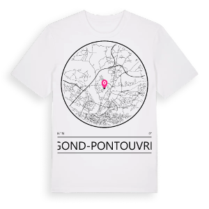 Gond-Pontouvre t-shirt – ekologisk bomull t-shirt från Pinshirt