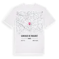 Gontaud-de-Nogaret karta t-shirt