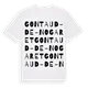 Gontaud-de-Nogaret ordlek t-shirt