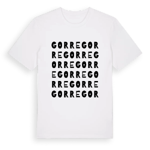 Gorre ordlek t-shirt – ekologisk bomull t-shirt från Pinshirt