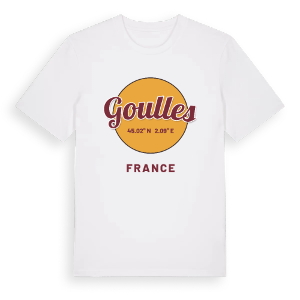 Goulles cirkel t-shirt – ekologisk bomull t-shirt från Pinshirt