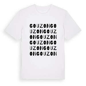 Gouzon ordlek t-shirt – ekologisk bomull t-shirt från Pinshirt