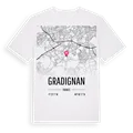 Gradignan karta t-shirt