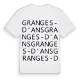 Granges-d'Ans ordlek t-shirt