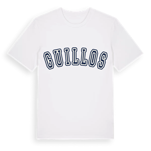 Guillos college t-shirt – ekologisk bomull t-shirt från Pinshirt