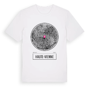 Haute-Vienne t-shirt – ekologisk bomull t-shirt från Pinshirt