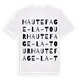 Hautefage-la-Tour ordlek t-shirt