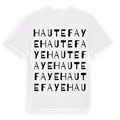 Hautefaye ordlek t-shirt