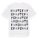 Hautefaye ordlek t-shirt