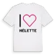 Jag älskar Hélette t-shirt stort tryck