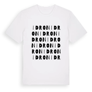 Idron ordlek t-shirt – ekologisk bomull t-shirt från Pinshirt