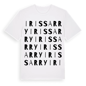 Irissarry ordlek t-shirt – ekologisk bomull t-shirt från Pinshirt