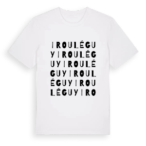 Irouléguy ordlek t-shirt – ekologisk bomull t-shirt från Pinshirt