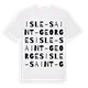 Isle-Saint-Georges ordlek t-shirt