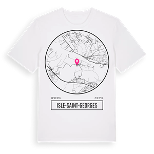 Isle-Saint-Georges t-shirt – ekologisk bomull t-shirt från Pinshirt