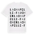 La Chapelle-Faucher ordlek t-shirt