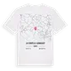 La Chapelle-Gonaguet karta t-shirt