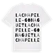 La Chapelle-Gonaguet ordlek t-shirt