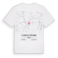 La Chapelle-Grésignac karta t-shirt