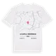 La Chapelle-Montmoreau karta t-shirt