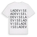 La Devise ordlek t-shirt