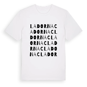 La Dornac ordlek t-shirt – ekologisk bomull t-shirt från Pinshirt