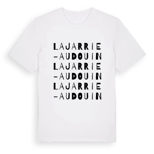 La Jarrie-Audouin ordlek t-shirt – ekologisk bomull t-shirt från Pinshirt