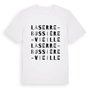 La Serre-Bussière-Vieille ordlek t-shirt – ekologisk bomull t-shirt från Pinshirt