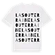 La Souterraine ordlek t-shirt