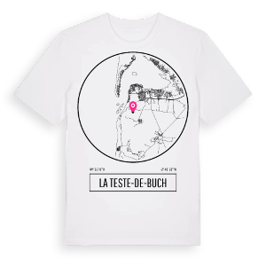 La Teste-de-Buch t-shirt – ekologisk bomull t-shirt från Pinshirt