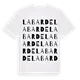 Labarde ordlek t-shirt
