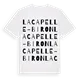 Lacapelle-Biron ordlek t-shirt