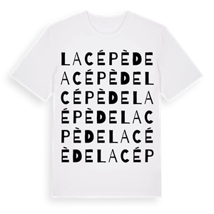 Lacépède ordlek t-shirt – ekologisk bomull t-shirt från Pinshirt