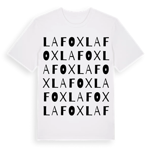 Lafox ordlek t-shirt – ekologisk bomull t-shirt från Pinshirt