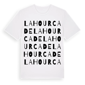 Lahourcade ordlek t-shirt – ekologisk bomull t-shirt från Pinshirt