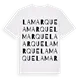 Lamarque ordlek t-shirt