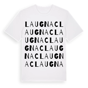Laugnac ordlek t-shirt – ekologisk bomull t-shirt från Pinshirt
