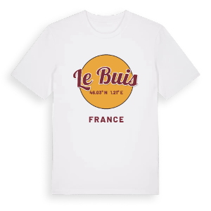 Le Buis cirkel t-shirt – ekologisk bomull t-shirt från Pinshirt